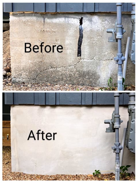 Cracked Block Foundation at a Quality Foundation Repair Austin inspection