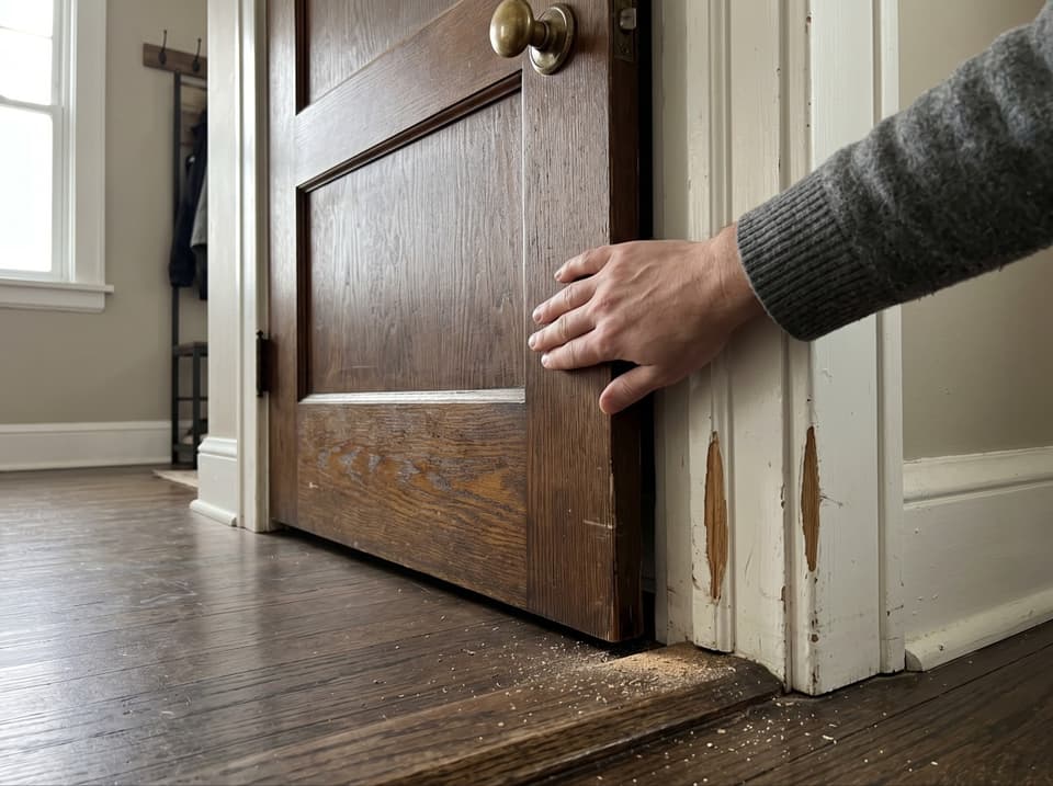 Doors Not Latching at a Quality Foundation Repair Austin inspection