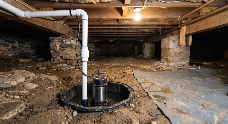 Crawl Space Drainage explained by Quality Foundation Repair Austin