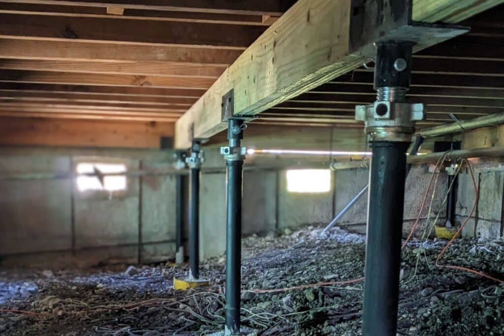 Adjust-A-Piers foundation repair image
